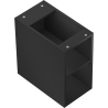 Mexen Box-A open cabinet with 25 cm shelf, matte black - 91AX2-0250-470-0-71