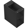 Mexen Box-A open cabinet with shelf 25 cm, matte black - 91AX2-0250-470-0-71