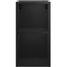 Mexen Box-A open cabinet with 25 cm shelf, matte black - 91AX2-0250-470-0-71