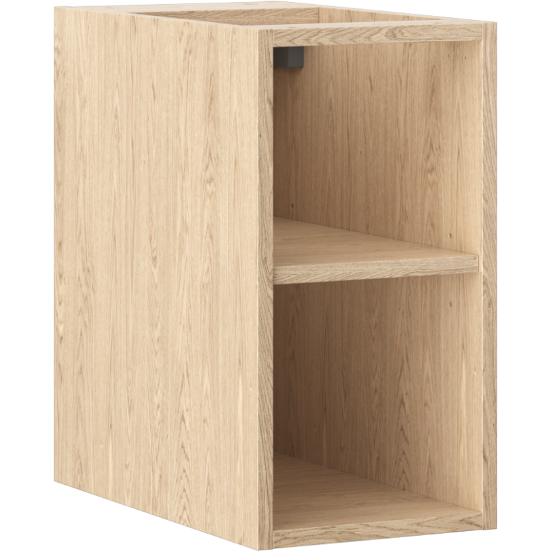 Mexen Box-A open cabinet with shelf 25 cm, oak - 91AX2-0250-470-0-81