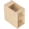 Mexen Box-A open cabinet with shelf 25 cm, oak - 91AX2-0250-470-0-81