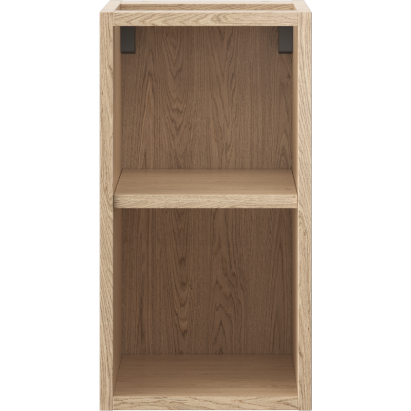 Mexen Box-A open cabinet with shelf 25 cm, oak - 91AX2-0250-470-0-81
