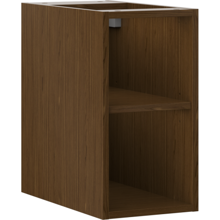 Mexen Box-A Open Cabinet with Shelf 25 cm, Walnut - 91AX2-0250-470-0-86