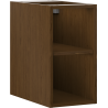 Mexen Box-A Open Cabinet with Shelf 25 cm, Walnut - 91AX2-0250-470-0-86