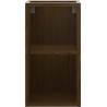 Mexen Box-A Open Cabinet with Shelf 25 cm, Walnut - 91AX2-0250-470-0-86