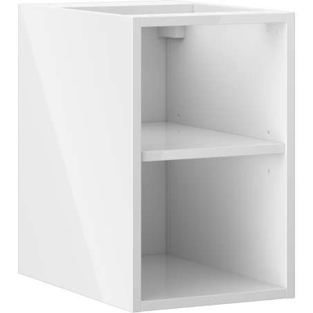 Mexen Box-A open cabinet with shelf 30 cm, white gloss - 91AX2-0300-470-0-00