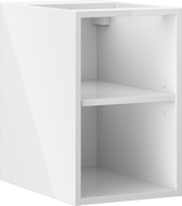 Mexen Box-A open cabinet with a shelf 30 cm, white gloss - 91AX2-0300-470-0-00