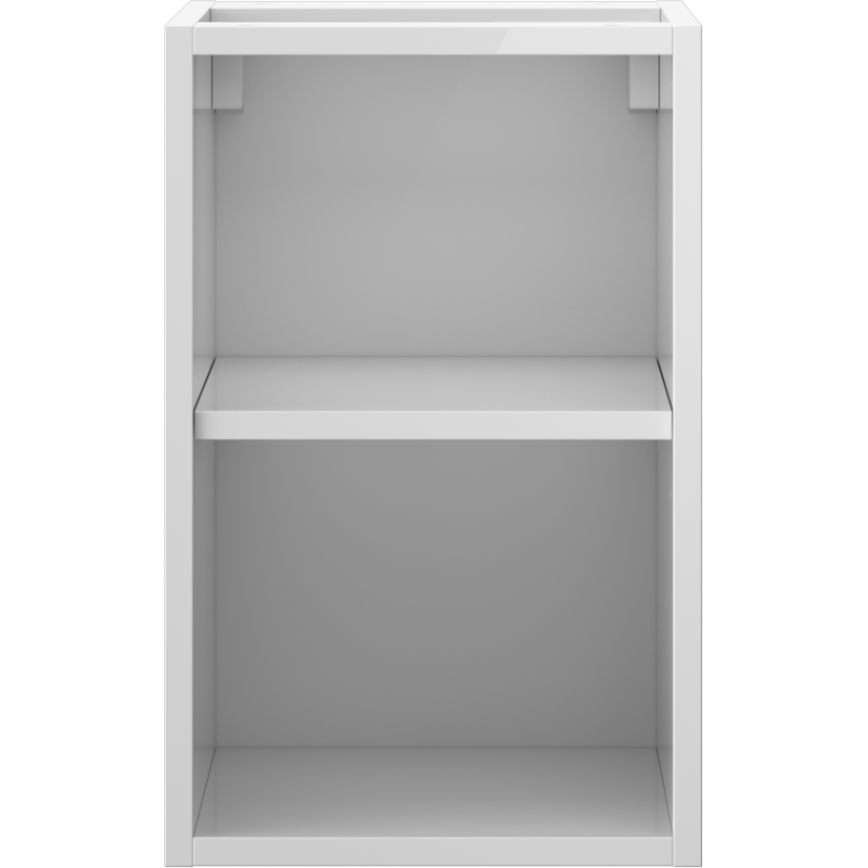 Mexen Box-A open cabinet with shelf 30 cm, white gloss - 91AX2-0300-470-0-00