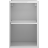 Mexen Box-A open cabinet with a shelf 30 cm, white gloss - 91AX2-0300-470-0-00