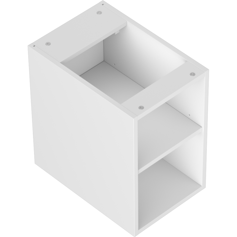 Mexen Box-A open cabinet with shelf 30 cm, white matte - 91AX2-0300-470-0-01
