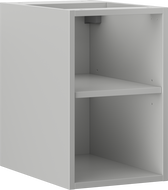 Mexen Box-A open cabinet with shelf 30 cm, matte gray - 91AX2-0300-470-0-62