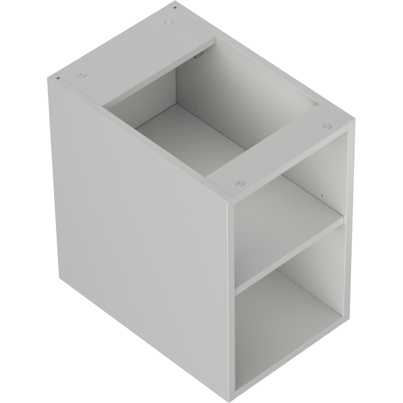 Mexen Box-A open cabinet with shelf 30 cm, grey matte - 91AX2-0300-470-0-62