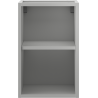Mexen Box-A open cabinet with shelf 30 cm, matte gray - 91AX2-0300-470-0-62