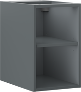 Mexen Box-A open cabinet with shelf 30 cm, matte graphite - 91AX2-0300-470-0-66