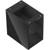Mexen Box-A open cabinet with shelf 30 cm, black gloss - 91AX2-0300-470-0-70
