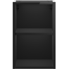Mexen Box-A open cabinet with shelf 30 cm, black gloss - 91AX2-0300-470-0-70