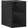 Mexen Box-A open cabinet with shelf 30 cm, black matte - 91AX2-0300-470-0-71