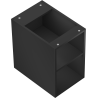 Mexen Box-A open cabinet with shelf 30 cm, black matte - 91AX2-0300-470-0-71