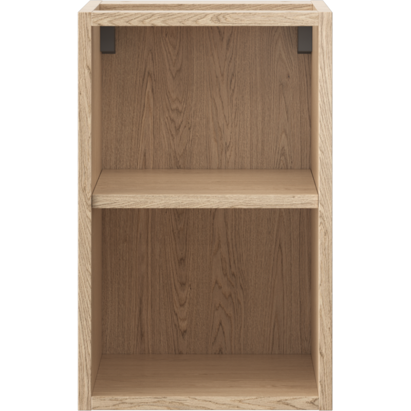 Mexen Box-A open cabinet with shelf 30 cm, oak - 91AX2-0300-470-0-81