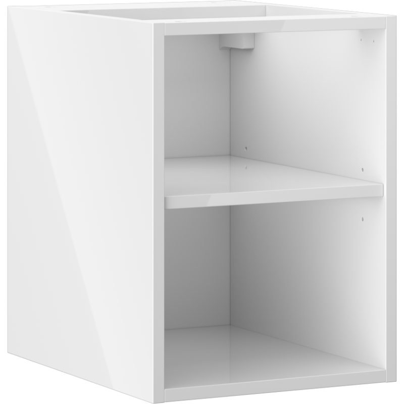 Mexen Box-A open cabinet with shelf 35 cm, white gloss - 91AX2-0350-470-0-00