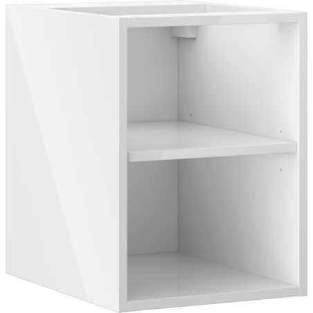 Mexen Box-A open cabinet with shelf 35 cm, white gloss - 91AX2-0350-470-0-00