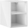 Mexen Box-A open cabinet with shelf 35 cm, white gloss - 91AX2-0350-470-0-00
