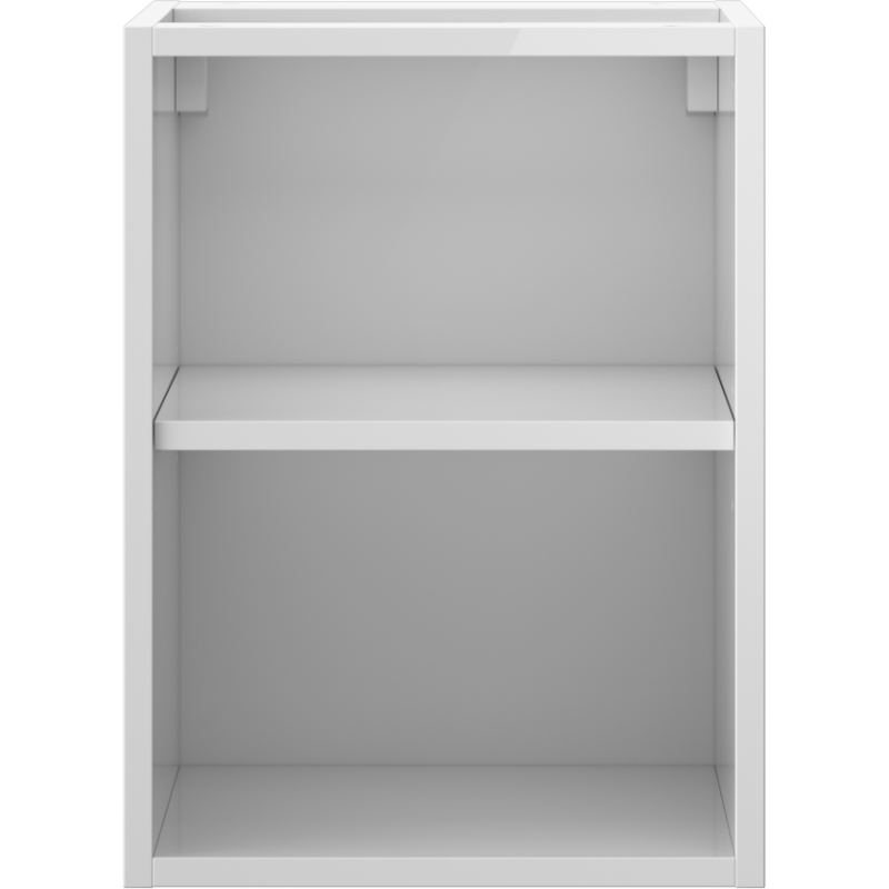 Mexen Box-A open cabinet with shelf 35 cm, white gloss - 91AX2-0350-470-0-00