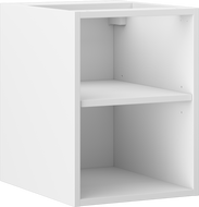 Mexen Box-A open cabinet with shelf 35 cm, white matte - 91AX2-0350-470-0-01