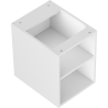 Mexen Box-A open cabinet with shelf 35 cm, white matt - 91AX2-0350-470-0-01