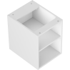 Mexen Box-A open cabinet with shelf 35 cm, white matte - 91AX2-0350-470-0-01