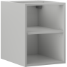 Mexen Box-A open cabinet with shelf 35 cm, matte gray - 91AX2-0350-470-0-62
