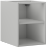 Mexen Box-A open cabinet with shelf 35 cm, matte grey - 91AX2-0350-470-0-62