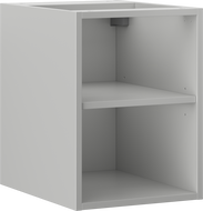 Mexen Box-A open cabinet with shelf 35 cm, matte gray - 91AX2-0350-470-0-62