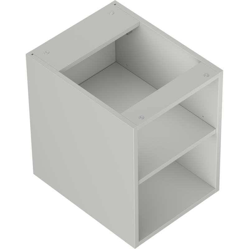 Mexen Box-A open cabinet with shelf 35 cm, matte grey - 91AX2-0350-470-0-62