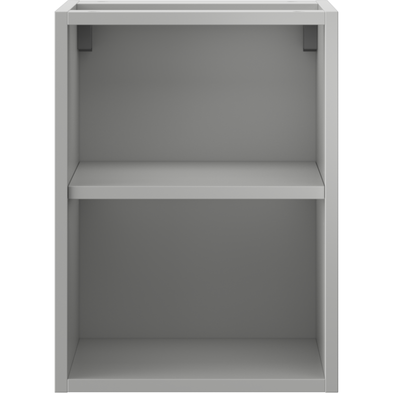 Mexen Box-A open cabinet with shelf 35 cm, matte grey - 91AX2-0350-470-0-62