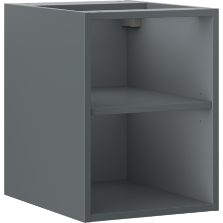 Mexen Box-A open cabinet with shelf 35 cm, matte graphite - 91AX2-0350-470-0-66