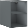 Mexen Box-A open cabinet with shelf 35 cm, matte graphite - 91AX2-0350-470-0-66