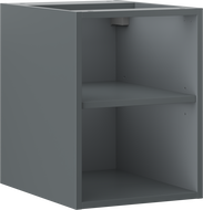 Mexen Box-A open cabinet with shelf 35 cm, matte graphite - 91AX2-0350-470-0-66