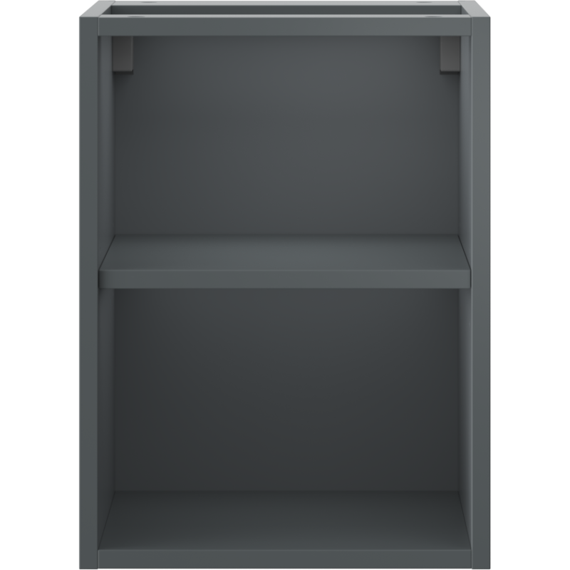 Mexen Box-A open cabinet with shelf 35 cm, matte graphite - 91AX2-0350-470-0-66