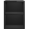 Mexen Box-A open cabinet with shelf 35 cm, black gloss - 91AX2-0350-470-0-70