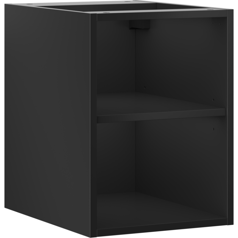 Mexen Box-A Open Cabinet with Shelf 35 cm, Matte Black - 91AX2-0350-470-0-71