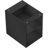 Mexen Box-A Open Cabinet with Shelf 35 cm, Matte Black - 91AX2-0350-470-0-71