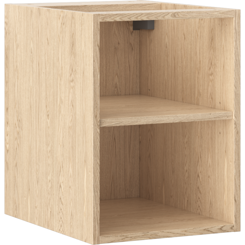 Mexen Box-A open cabinet with shelf 35 cm, oak - 91AX2-0350-470-0-81