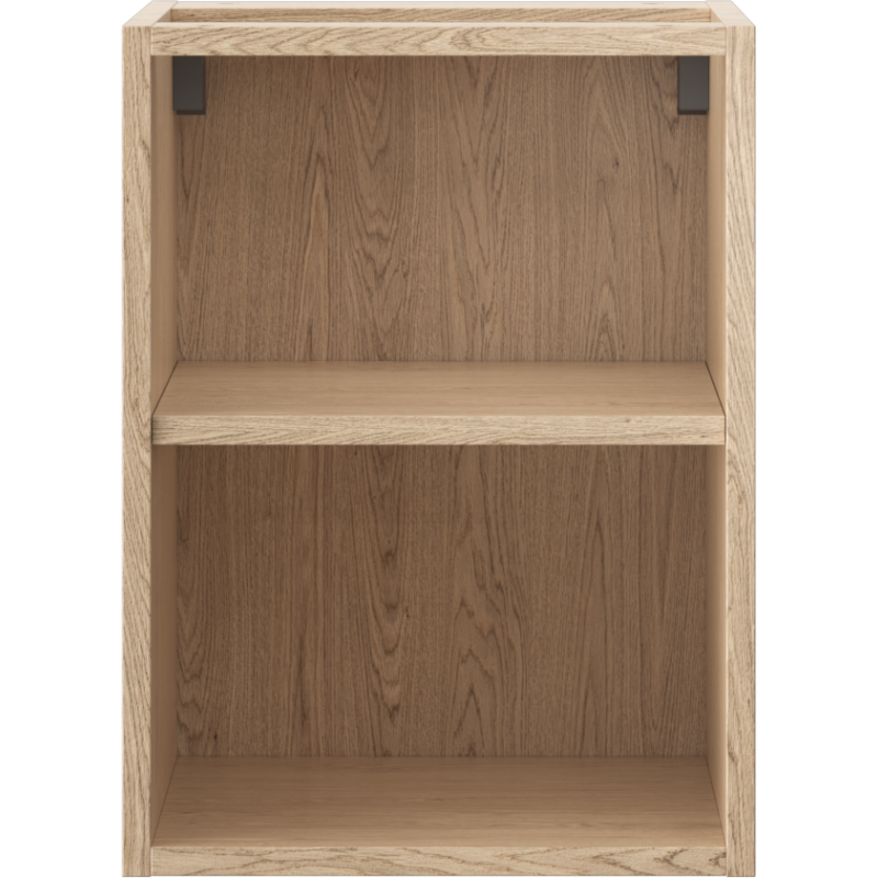 Mexen Box-A open cabinet with shelf 35 cm, oak - 91AX2-0350-470-0-81