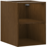 Mexen Box-A open cabinet with shelf 35 cm, walnut - 91AX2-0350-470-0-86