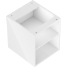 Mexen Box-A open cabinet with shelf 35 cm, white gloss - 91AX2-0400-470-0-00