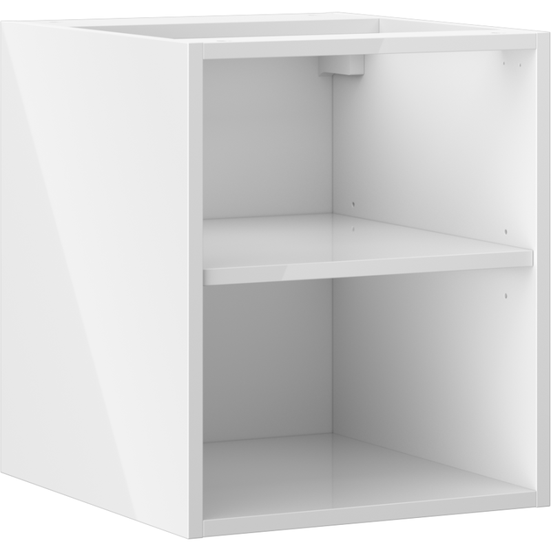 Mexen Box-A open cabinet with shelf 35 cm, white gloss - 91AX2-0400-470-0-00