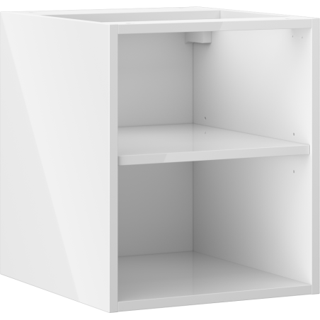 Mexen Box-A open cabinet with shelf 35 cm, white gloss - 91AX2-0400-470-0-00