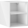 Mexen Box-A open cabinet with shelf 35 cm, white gloss - 91AX2-0400-470-0-00