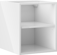 Mexen Box-A open cabinet with shelf 35 cm, white gloss - 91AX2-0400-470-0-00
